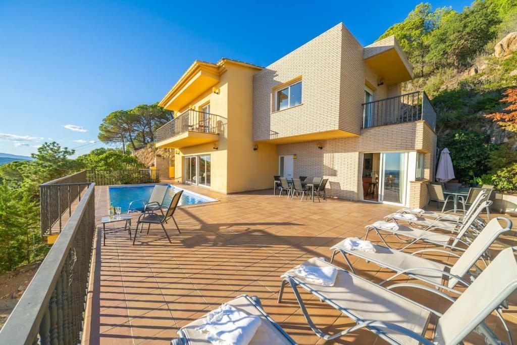 Hébergement de vacances Mare Nostrum,12 Personen, Panoramisch Zeezicht Lloret de Mar